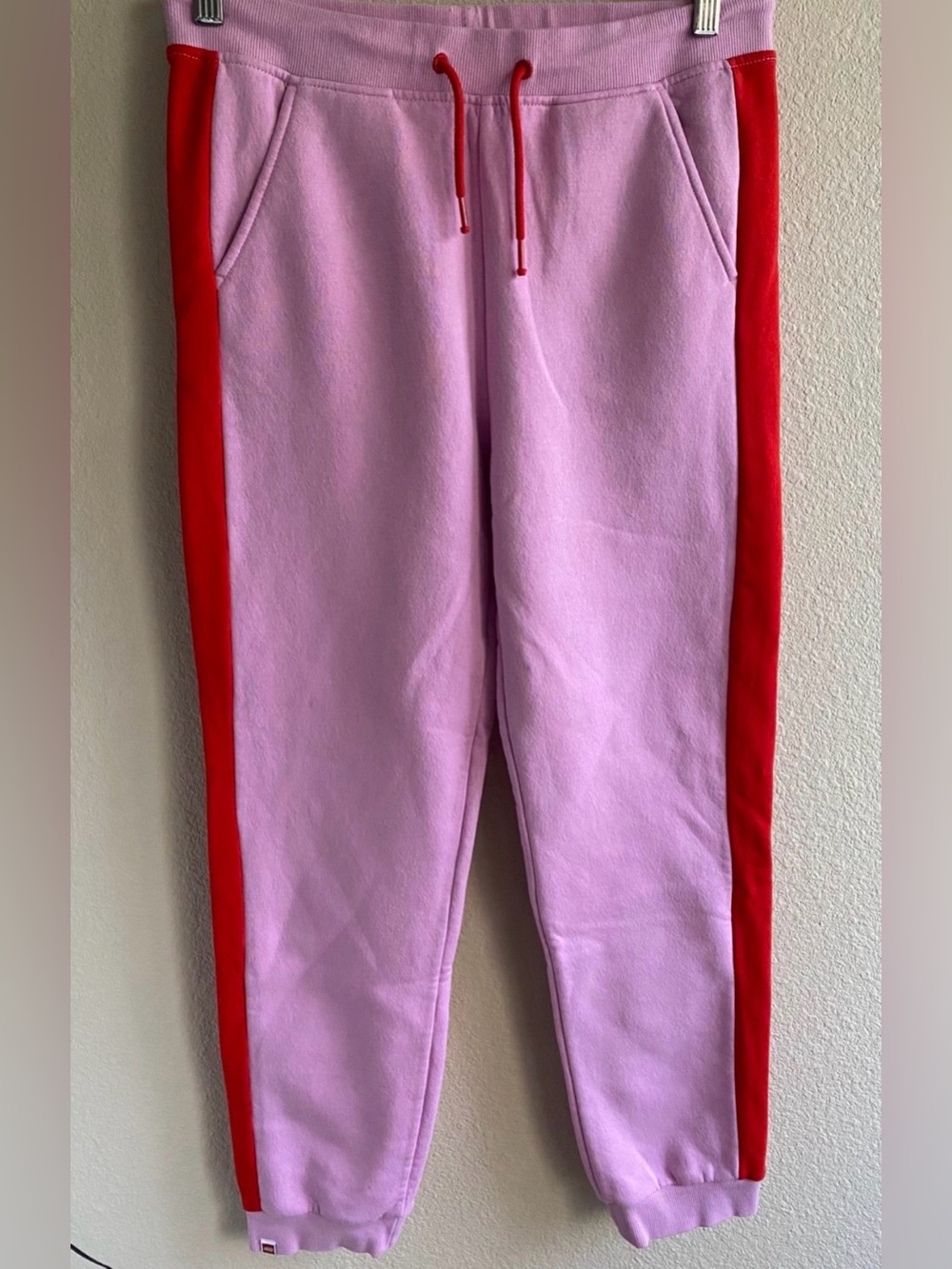 LEGO x Target Youth Girls Pink Red Stripe Jogger Pants Size XL